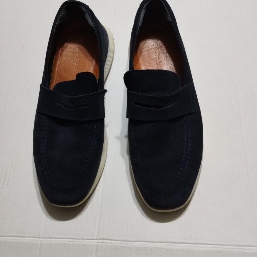 Wolf and shepherd suede blue loafers size 12
